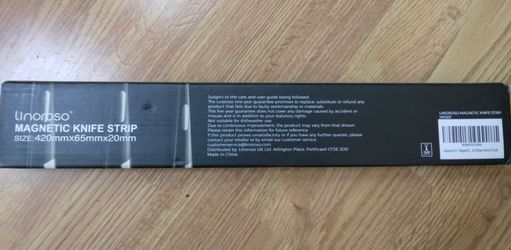 New 17" Linoroso magnetic knife strip