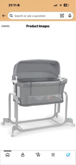 Bassinet with wheels