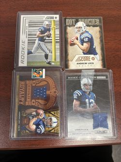 Andrew Luck Rookie Relic Cards