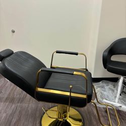 Reclining Technician And Hairstylist Chair