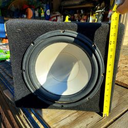 Infinity 12" Subwoofer With Box
