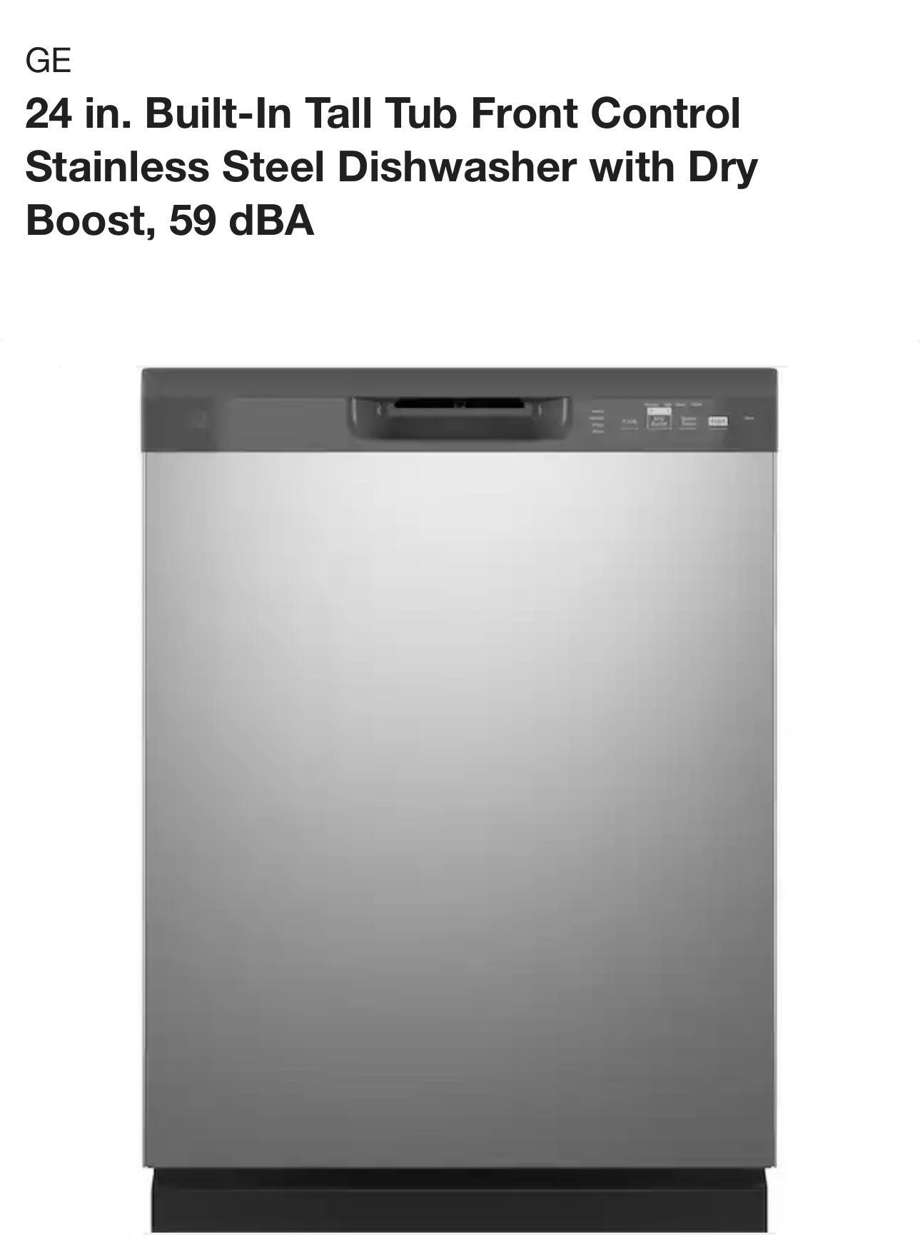 Stainless Steel Dishwasher