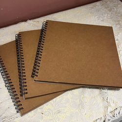 Blank scrap books, cardstock paper
