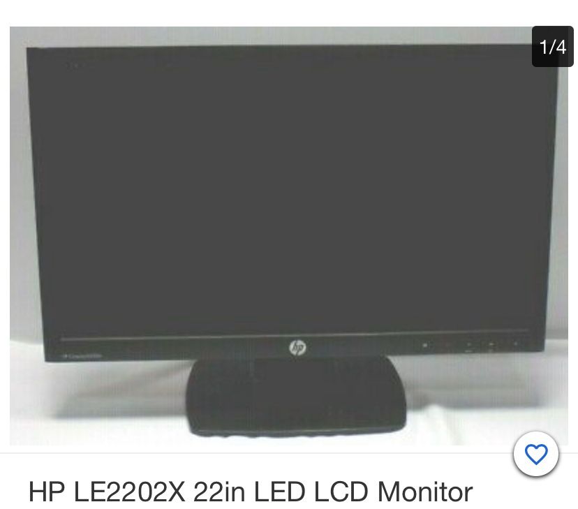HP 22in Computer Monitor
