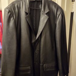 Exit USA Vintage Leather Blazer Size XL