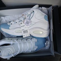 Reebok ?S Mid ,Cloud Blue Size 10 .5