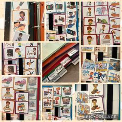 Picture Cards (Velcro) Schedule - Autism/ ADHD