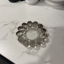 Vintage Smokey Anchor Hocking "Boopie" Glass Ashtray