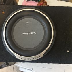 Rockford 12” And Pioneer Amplifier 