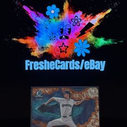 2025 Bowman Draft Kade Anderson Crystallized Orange Refractor #/25 Mariners