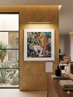 Framed Tribal Art Paint