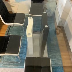  Glass Dining Table