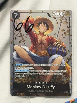 One Piece TCG Monkey.D.Luffy P-075 Promo Card