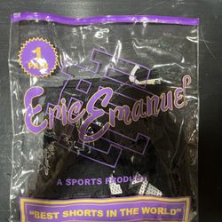 Eric Emmanuel Shorts Size Medium White/Black Lightning 
