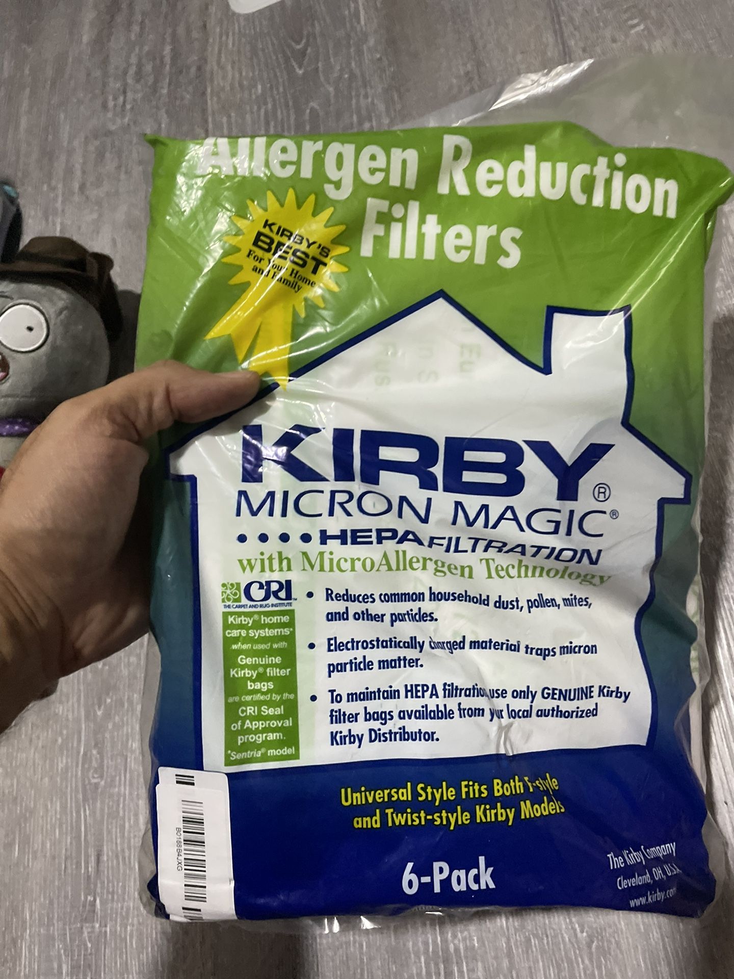 Kirby replacement air filters 6 pack New