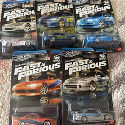FAST AND FURIOUS HOT WHEELS SET