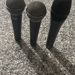 SHURE BETA MICS 58A AND SENNHEISER e845