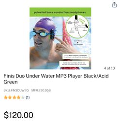 Finis duo: Underwater Bone Conduction Headphones Mp3