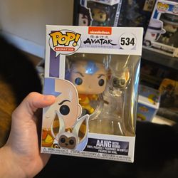 Aang With Momo Funko Pop