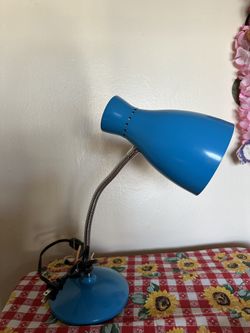 Brightness Adjustable Blue Table Lamp 
