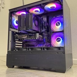 SAMA V40 Black Gaming PC ~ AMD Ryzen 7 9700X + RTX 4070 12GB OC