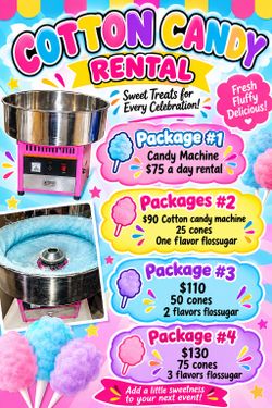 Cotton candy machine