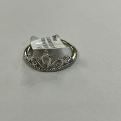 10KWG 0.20CTW Crown Ring 