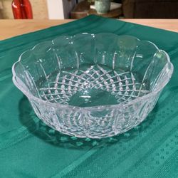 Cut Glass Crystal Bowl