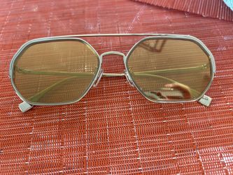 Authentic unisex Fendi designer sunglasses metal frame
