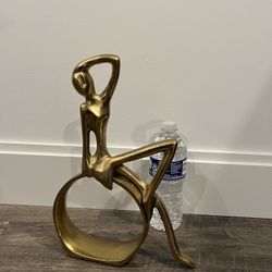 12” Gold Figurine Tabletop Decor