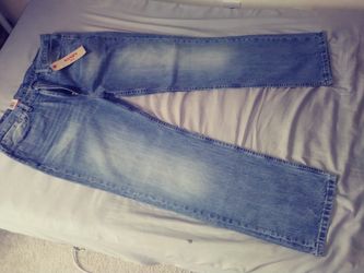 NEW!! Designer Levis Levi Blue Jeans Size 38 Waist 38W