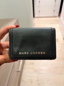 Marc Jacobs Black Leather Bifold Wallet