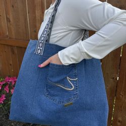 Western Denim Bag