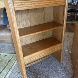 Stanley Wood Desk, Shelves & Headboard 