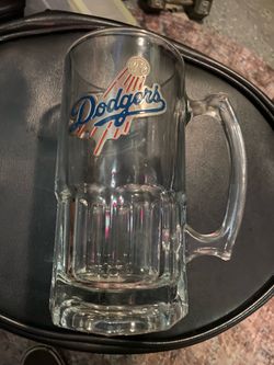 Dodgers 32 ounce glass mug 2003