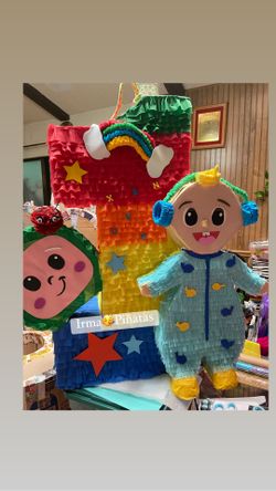 🎉 Cocomelon Piñata🎉🎊🌸 Número🎊