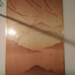 Diane Rush "Dusk" Font Line Editions, Vintage Pair Lithograph Prints 1983 

