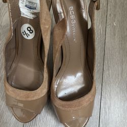 Brown Sling Back Heel