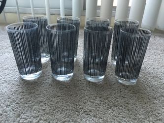 Set of 8 Mid Century Drinking Glasses by Georges Briard