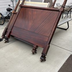 Full Side Frame Bed 1900s