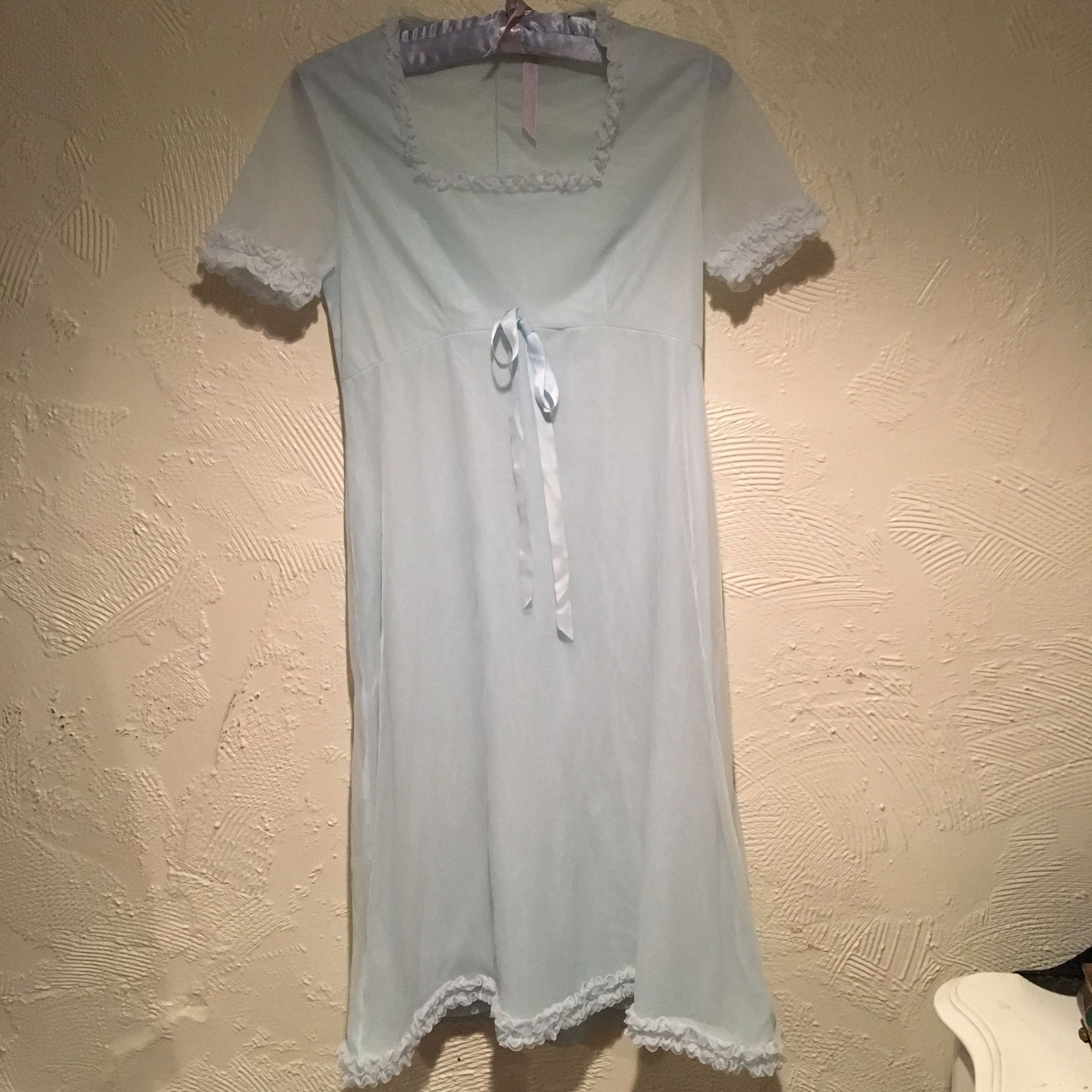Baby blue vintage nightgown