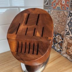 Knife Block By Nambe