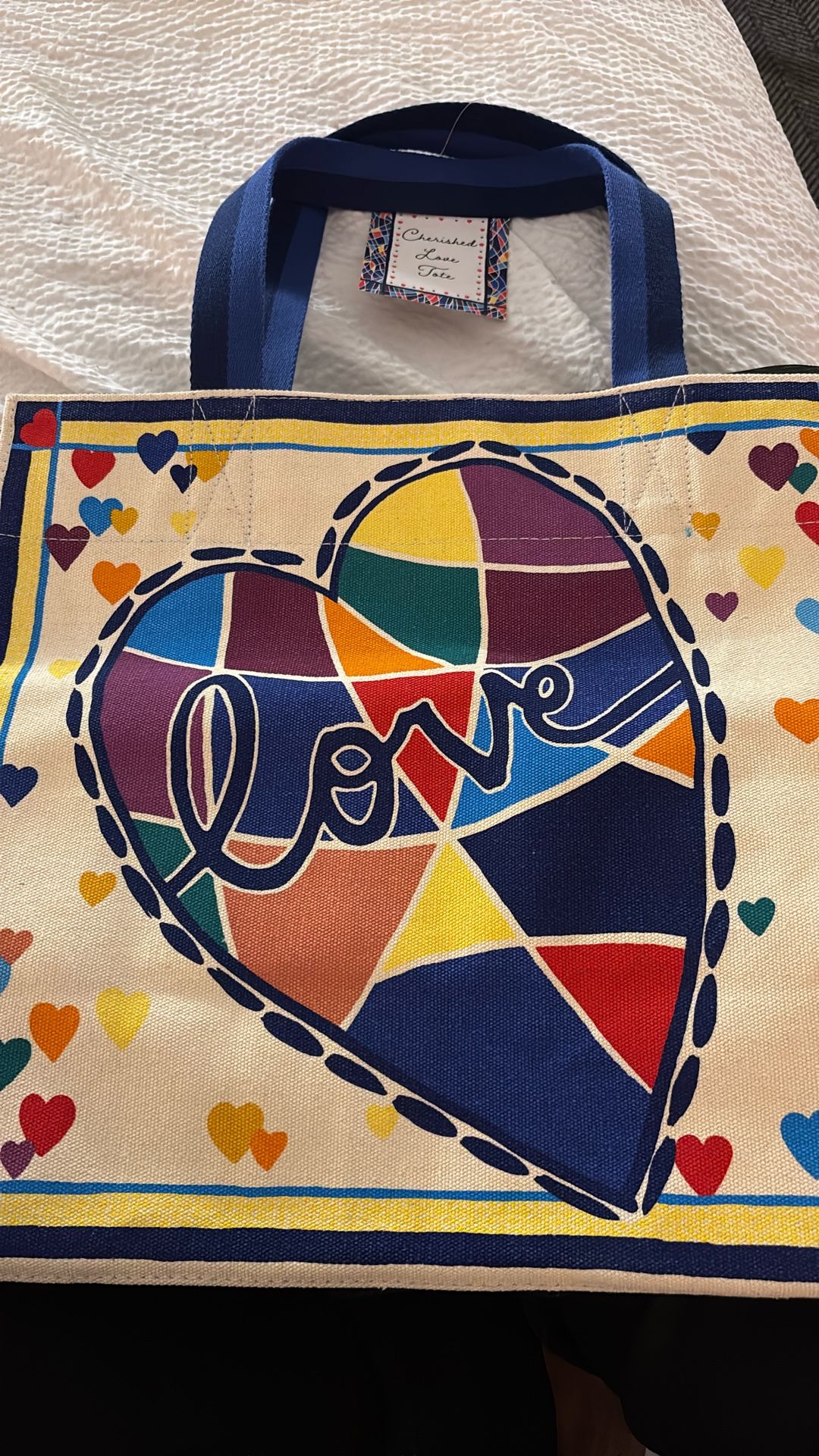 Brighton Cherished Love Canvas Tote
