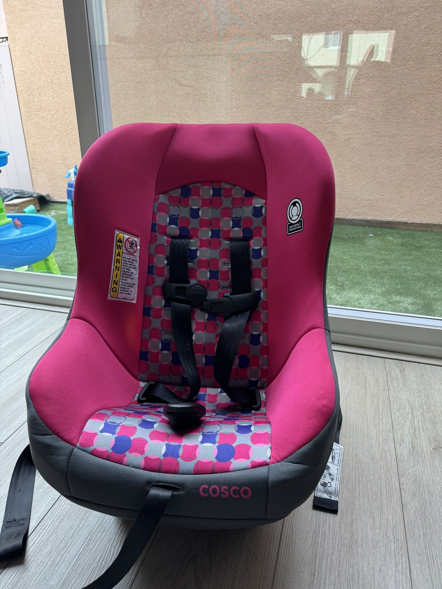 Cosco Car Seat Pink Used Once Great Condition