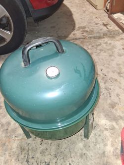 Teal Kettle Charcoal Grill with Thermometer