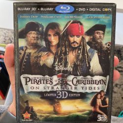 Pirates Of The Caribbean 3D Blu-ray DVD