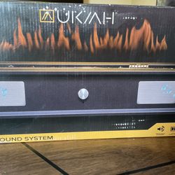 UK/AH Bluetooth Tabletop Fire Speaker