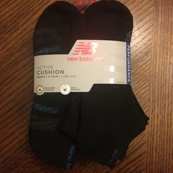 NWT NB Men’s Active cushioned socks 6 Pairs