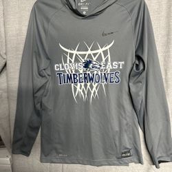 Nike sweater Clovis East Timberwolves dry fit size small