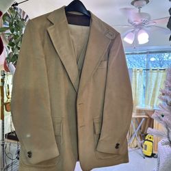 Men’s vintage three-piece corduroy suit